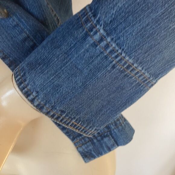 Columbia Jean Jacket blue denim button down medium pockets - Picture 5 of 16